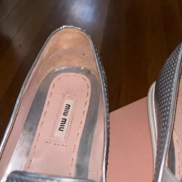 Miu Miu slip ons